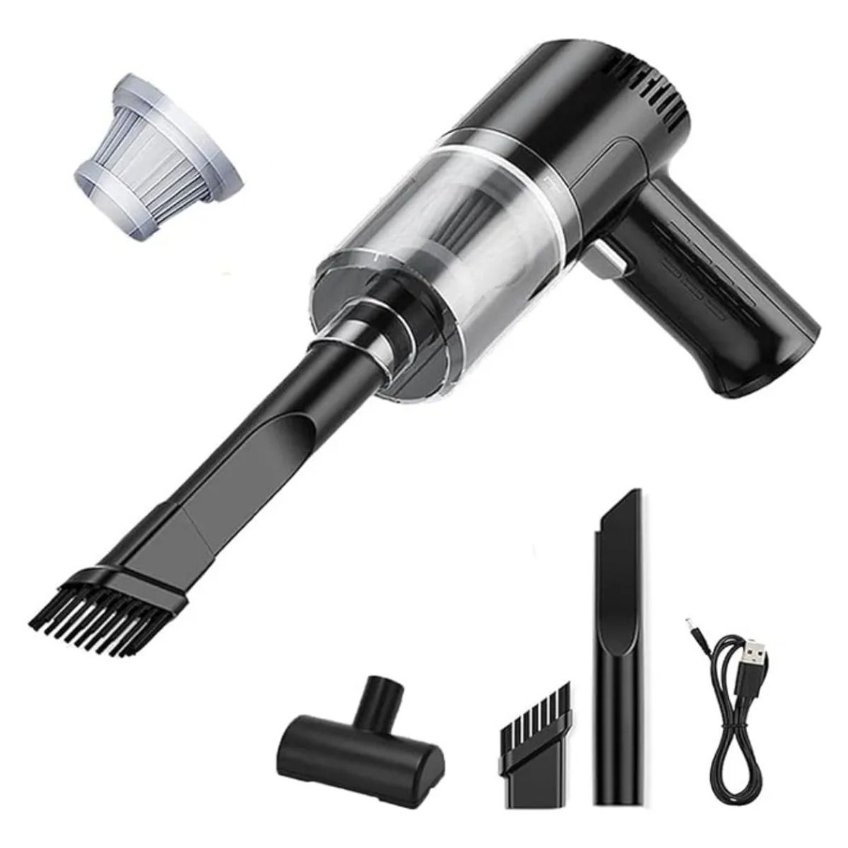 GENERICO - Mini Aspiradora Portátil e Inalámbrica 3 en 1