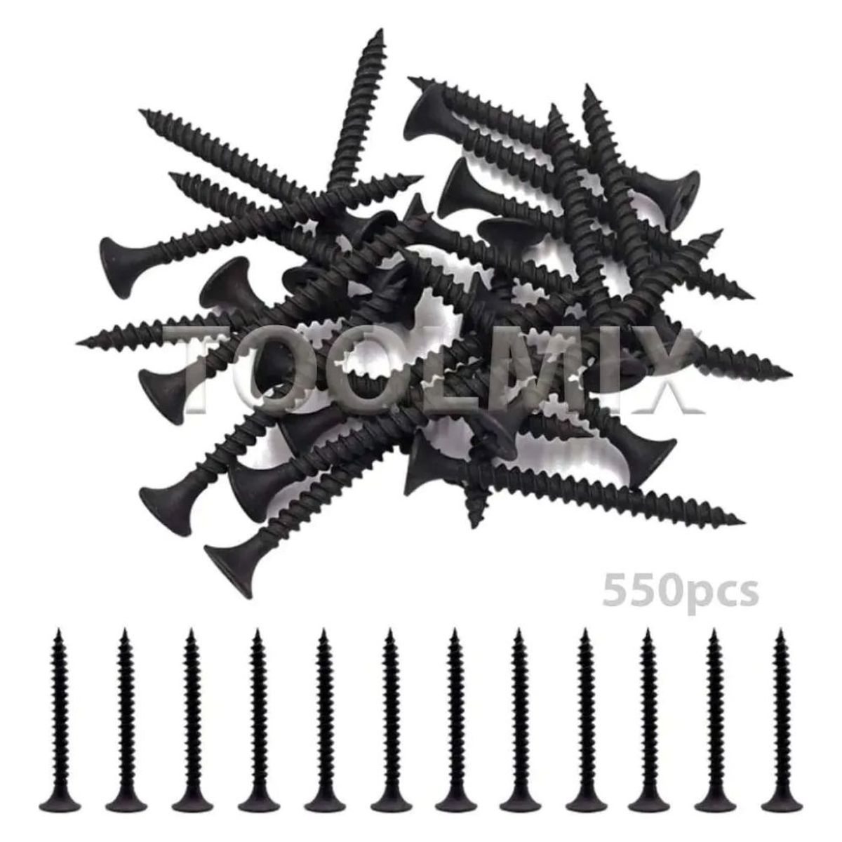 KAMASA - Tornillo Vulcanita 6x1-Cinco octavos Pulg Crs Fosfatado 1kg550pcs Kamasa.