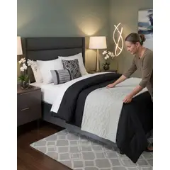 GENERICO - Piecera de Cama Velvet Luxury 90 x 210 cm