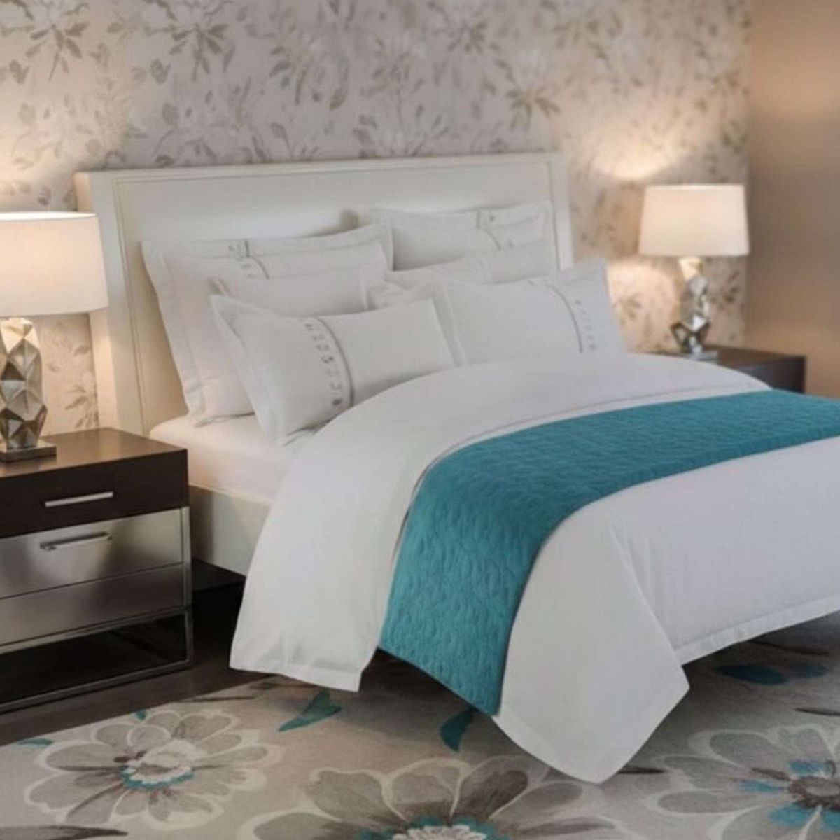 GENERICO - Piecera de Cama Velvet Luxury 90 x 210 cm