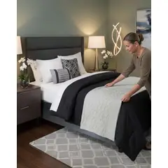 GENERICO - Piecera de Cama Velvet Luxury 90 x 210 cm