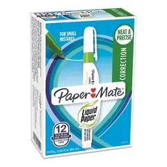 PAPER MATE - Lápiz Corrector Liquido 7 Ml. 12 Un.