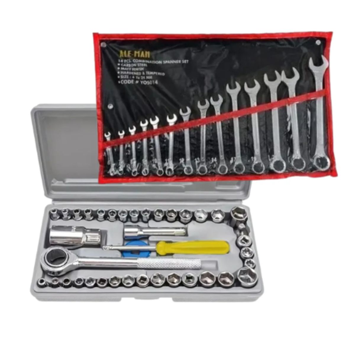 GENERICO - Juego De 14 Llaves Punta Corona + Caja De Dados 40 Piezas