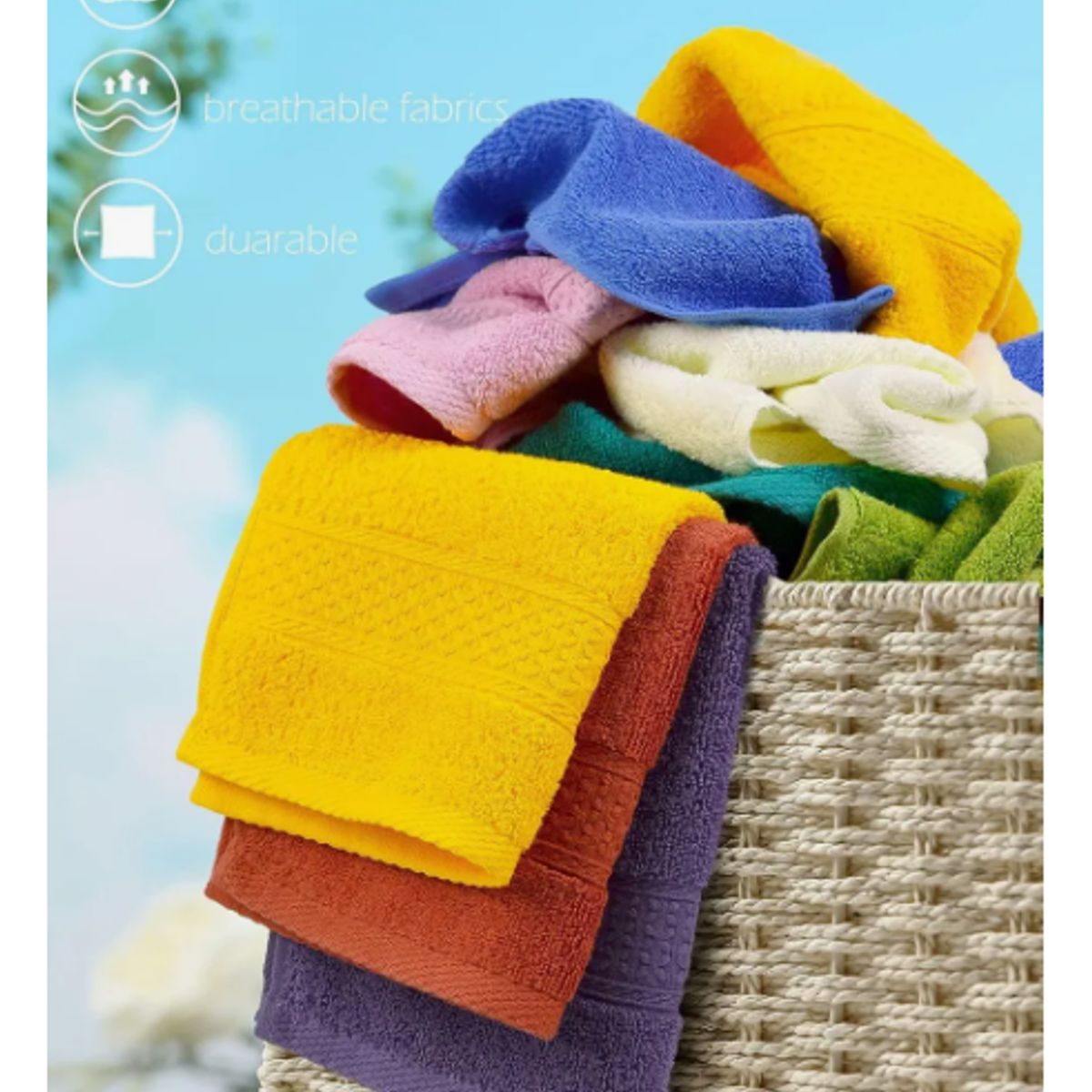 GENERICO - Pack 3 Toalla De Baño Algodón 140*75 Surtido Colores
