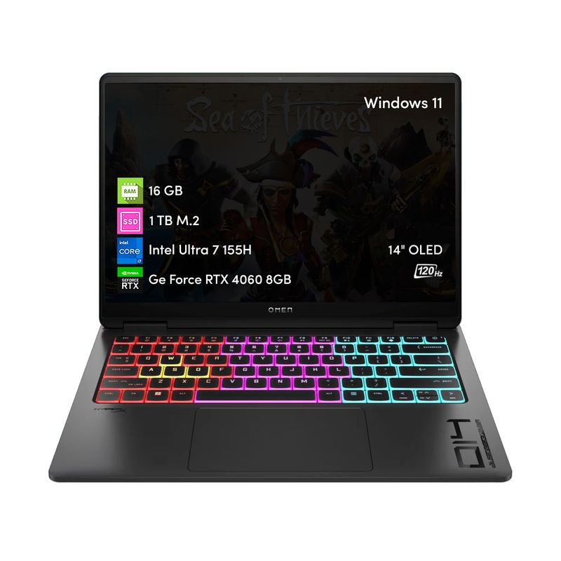HP Notebook Gamer HP Omen Transcend Ultra 7 16GB 1TB SDD RTX4060
