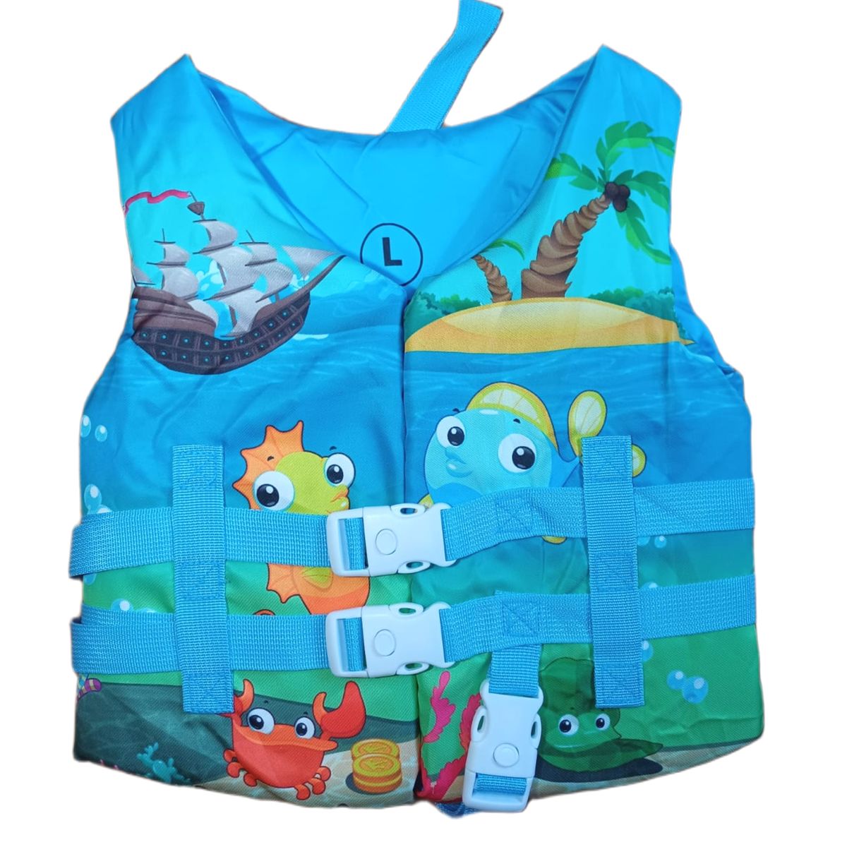 GENERICO - Chaleco Flotador Piscina Infantil Niño 5-10 años - Azul