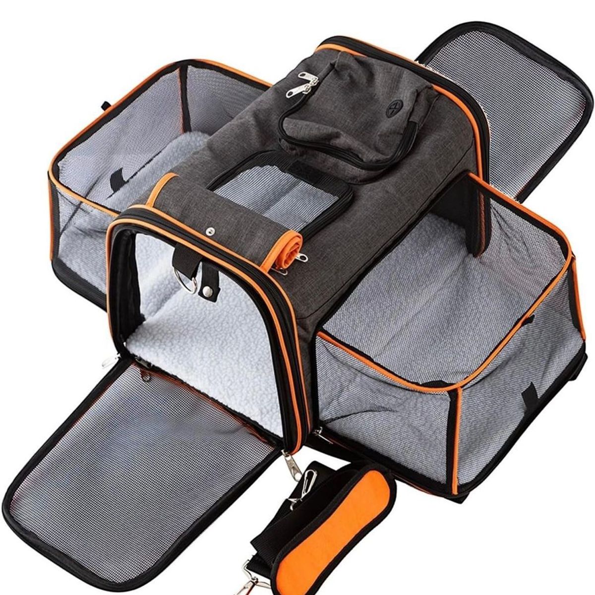 GENERICO - Bolso Mochila Expandible Para Mascotas Perro Gato Con Chiporro