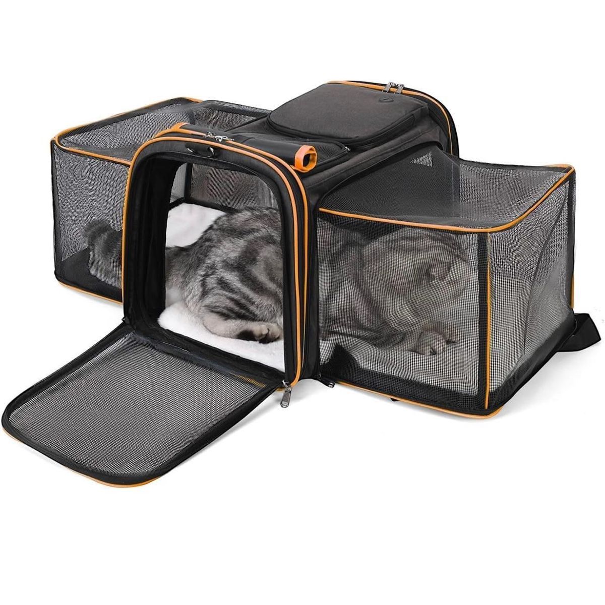 GENERICO - Bolso Mochila Expandible Para Mascotas Perro Gato Con Chiporro