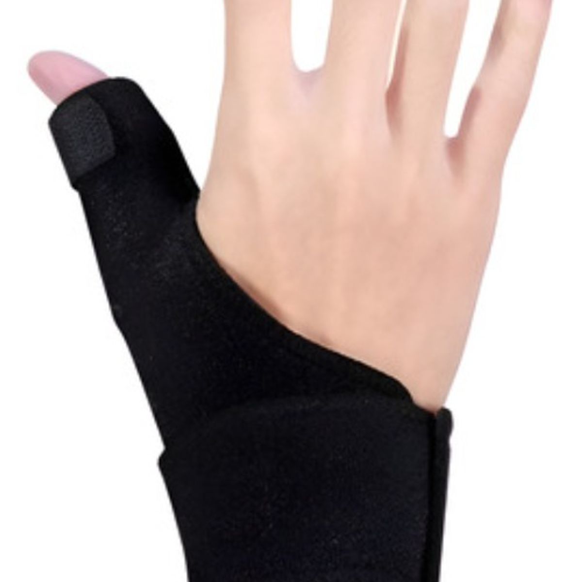 GENERICO - Muñequera Ferula Dedo Pulgar Ferula Inmovilizador Dedo Pulga Negro Unica