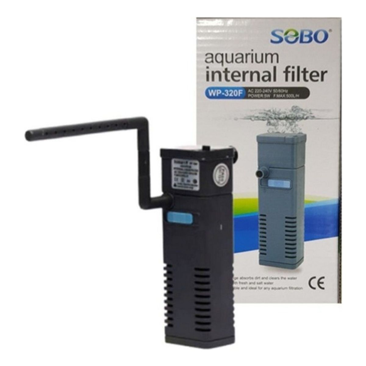 GENERICO - Filtro Interno D Pecera Sobo Wp320 500lh C Venturi Lluvia