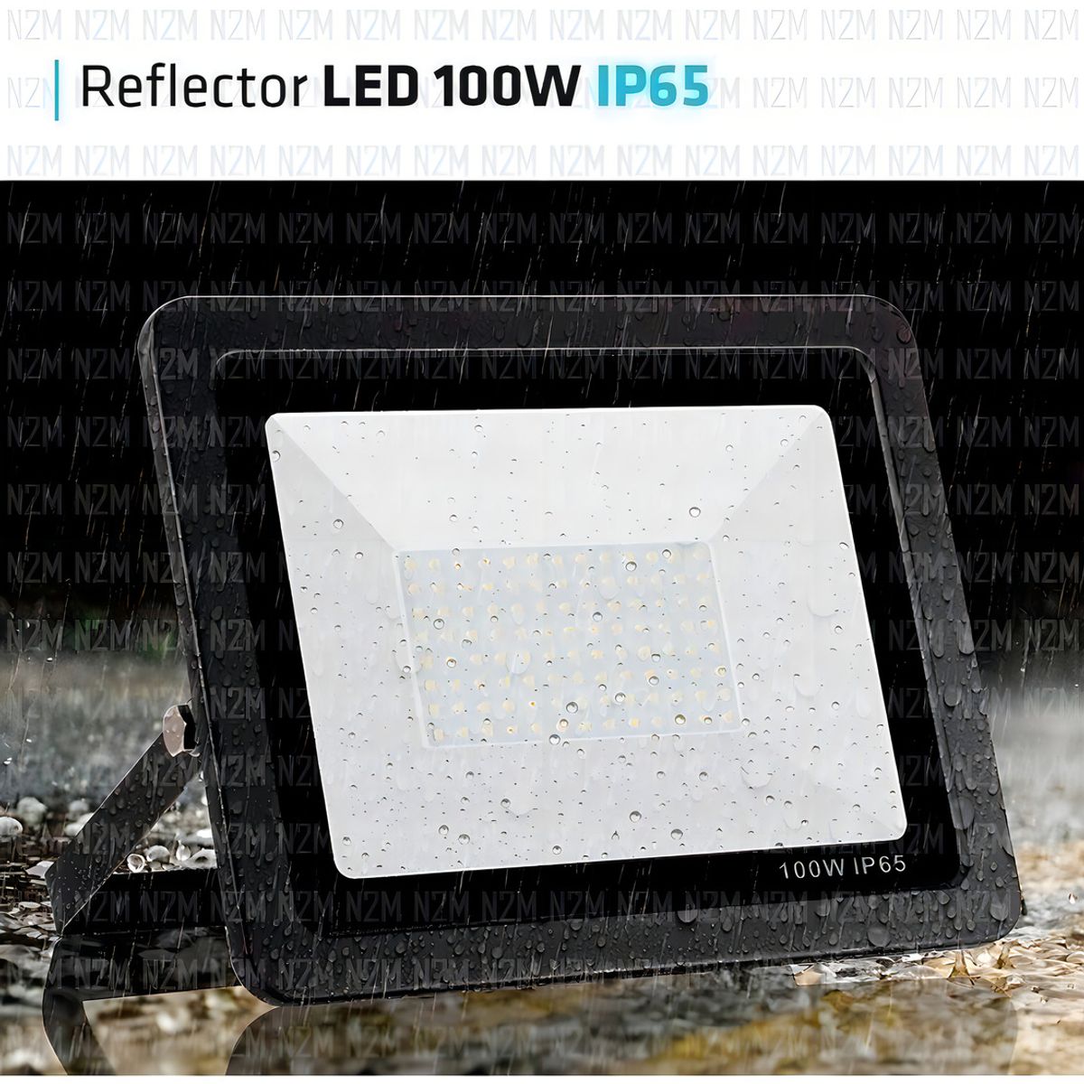 GENERICO - Reflector LED 100W Hogar Liniers Montable Aluminio IP65 Luz Blanca Fría