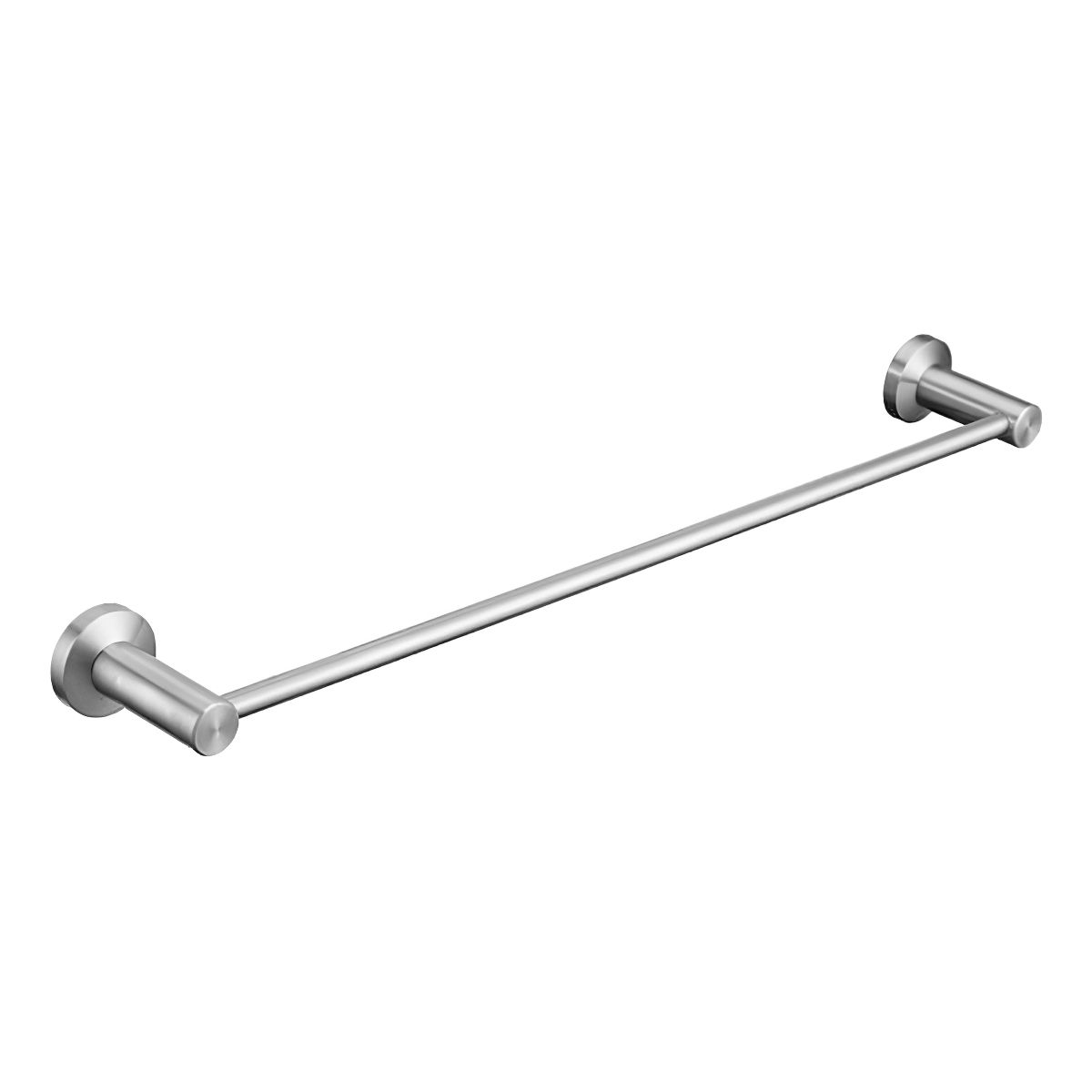 GENERICO - Porta Toalla Toallero Baño Barra 60 cm Acero plateado