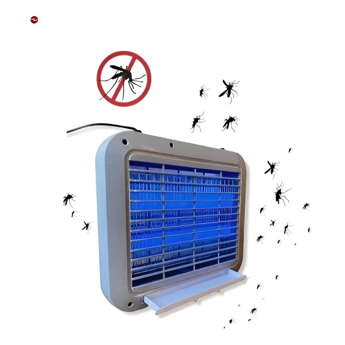 GENERICO - Lampara Uv Mata Moscas Mosquitos Insectos Zancudos Eléctrica