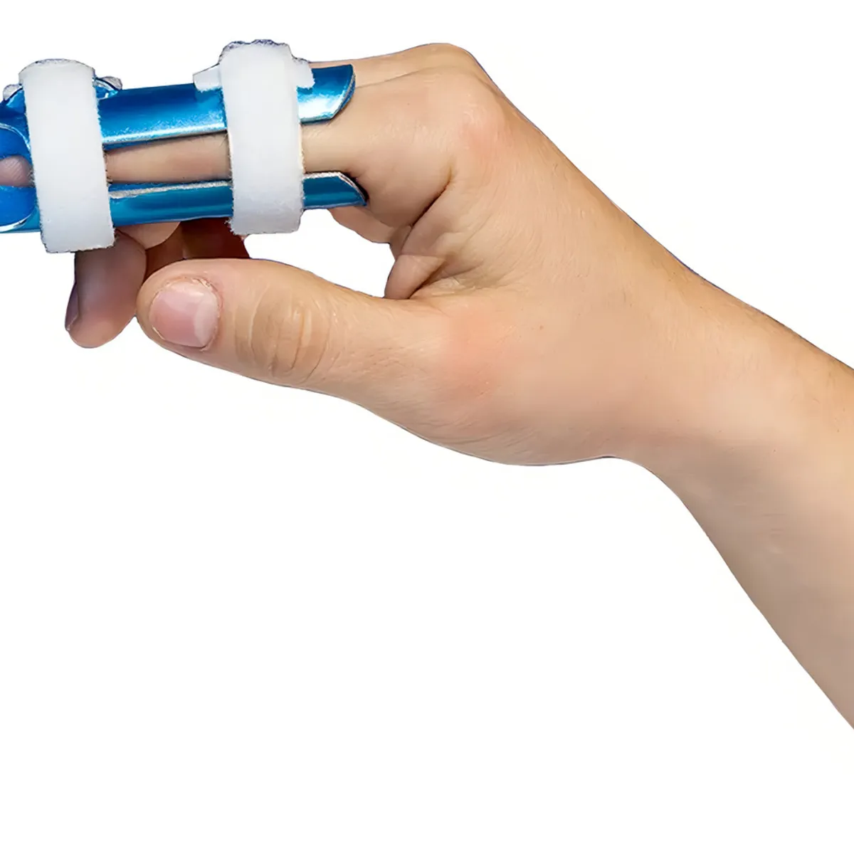 GENERICO - Férula Para Dedo Ajustable Ortopédica Inmovilizadora Talla M Soporte Aluminio Fractura Esguince Tendinitis