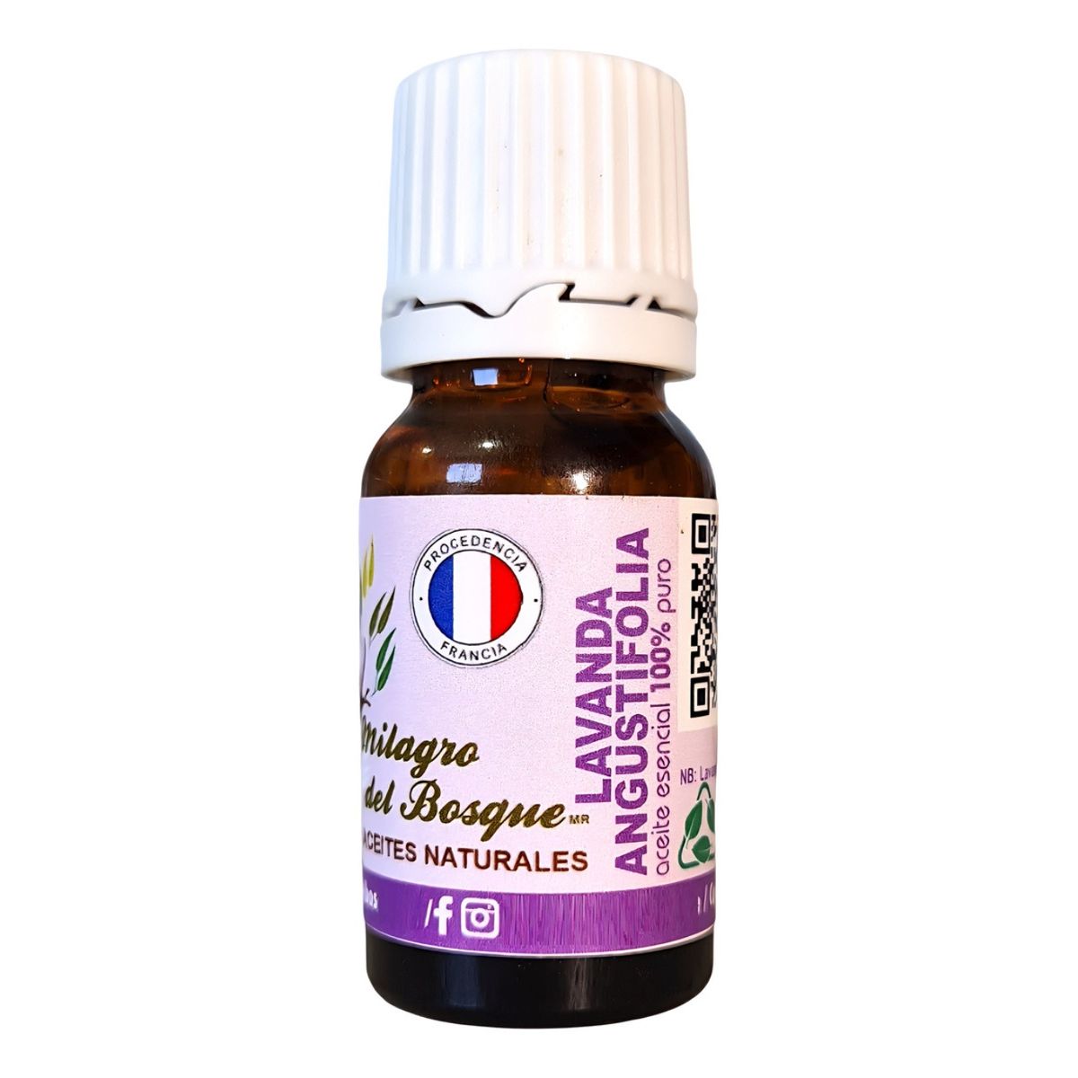 GENERICO - Aceite Esencial Lavanda Angustifolia 100% Puro 10 Ml Francia