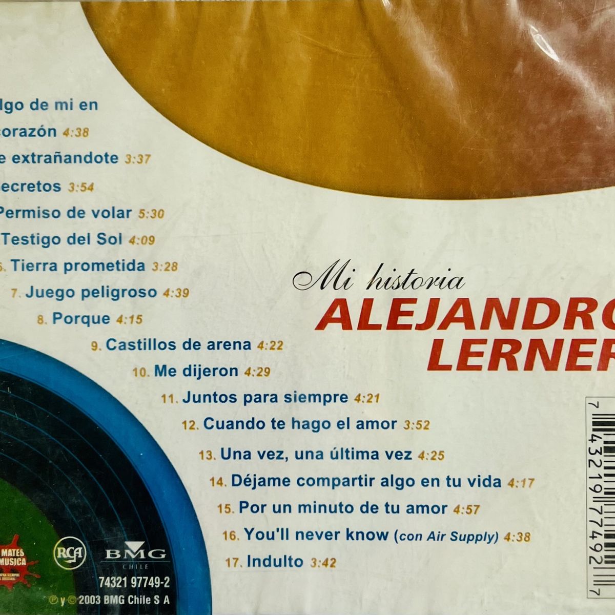 GENERICO - ALEJANDRO LERNER - MI HISTORIA / CD