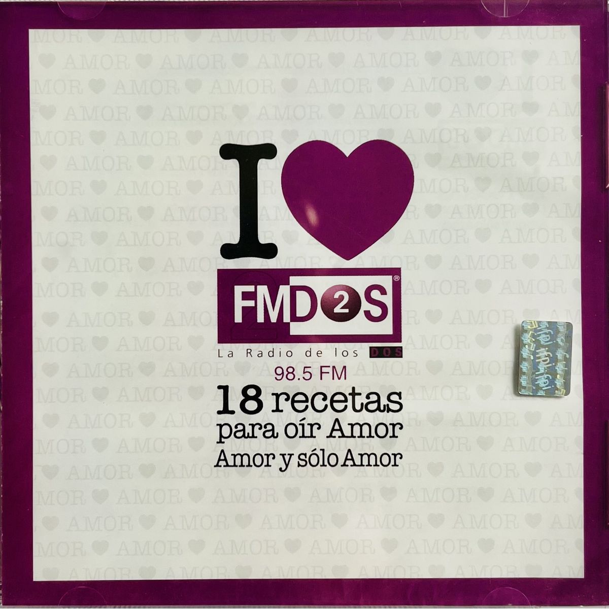 GENERICO - I LOVE FM2 - 18 RECETAS PARA OIR AMOR AMOR Y SOLO AMOR / CD