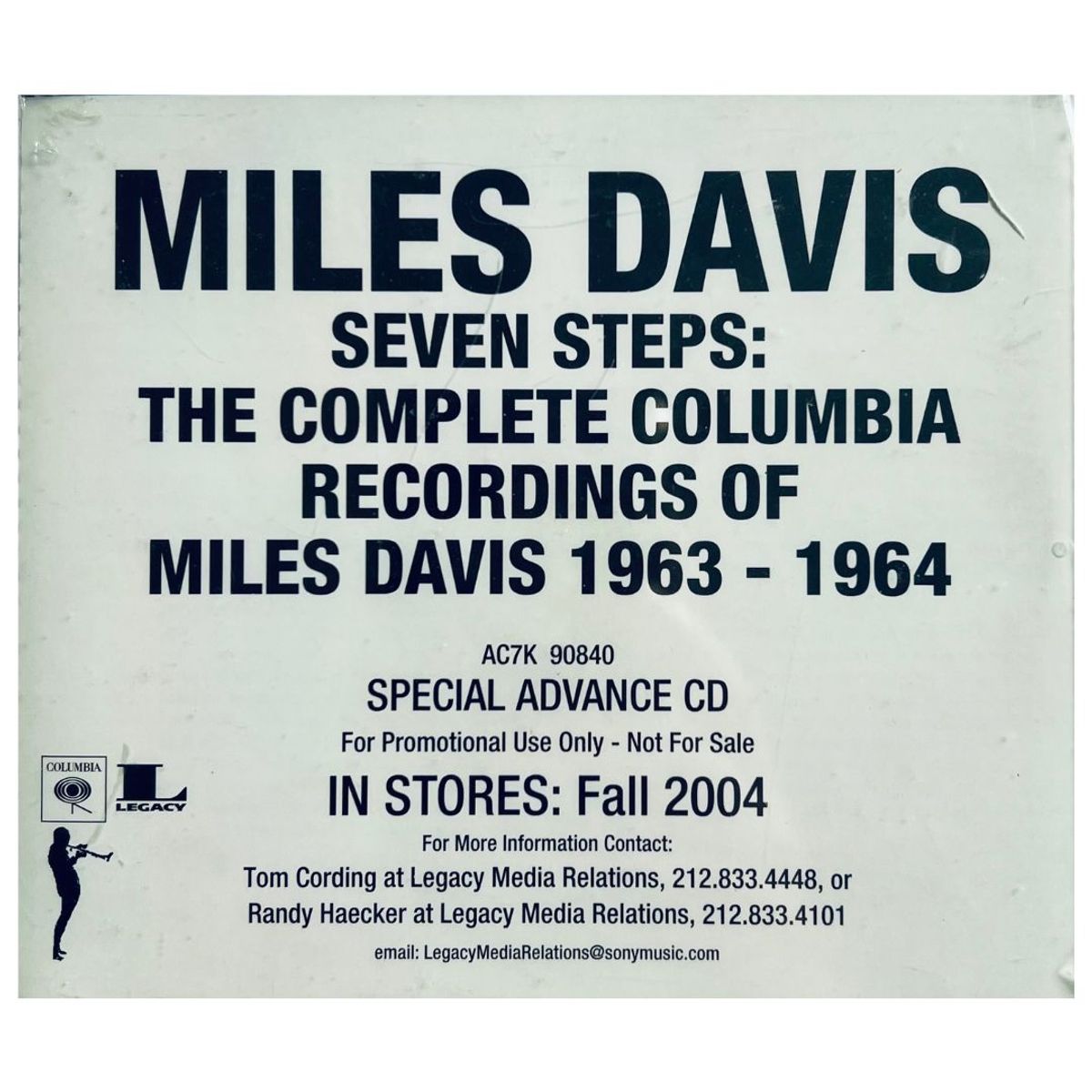 GENERICO - MILES DAVIS - SEVEN STEPS: THE COMPLETE COLUMBIA RECORDINGS 1963-1964  / CD