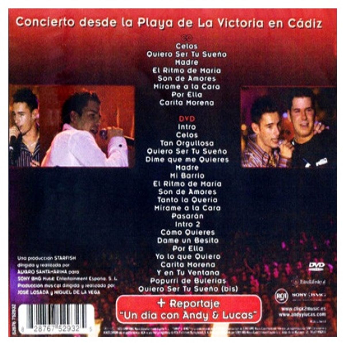 GENERICO - ANDY & LUCAS - QUE NO? ANDA QUE NO! (CD+DVD) / CD