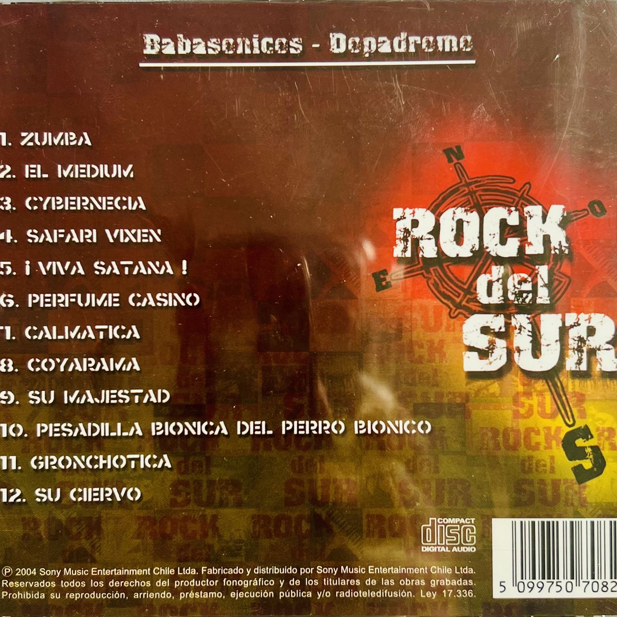 GENERICO - BABASONICOS - DOPADROMO - ROCK DEL SUR / CD