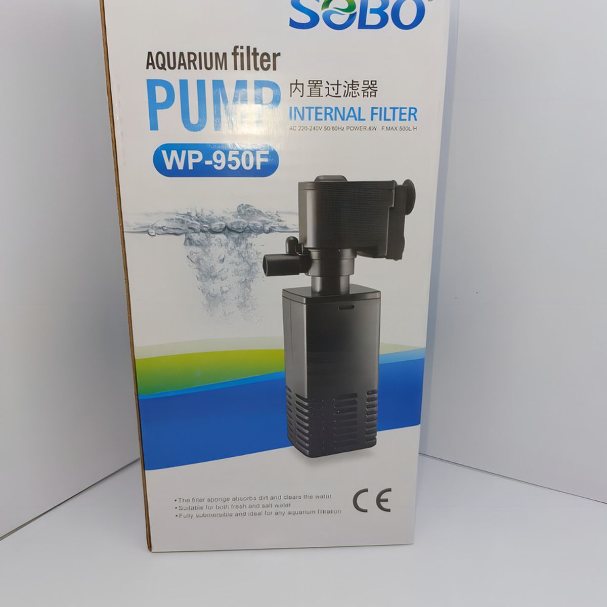 GENERICO - Filtro Sobo Wp 950f Acuarios 20-100 Litros Pecestortugas