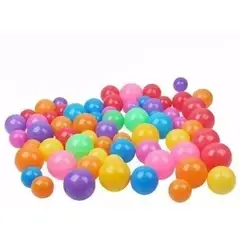 GENERICO - Pack 100 Pelotas Plásticas Para Piscina Colores Surtidos