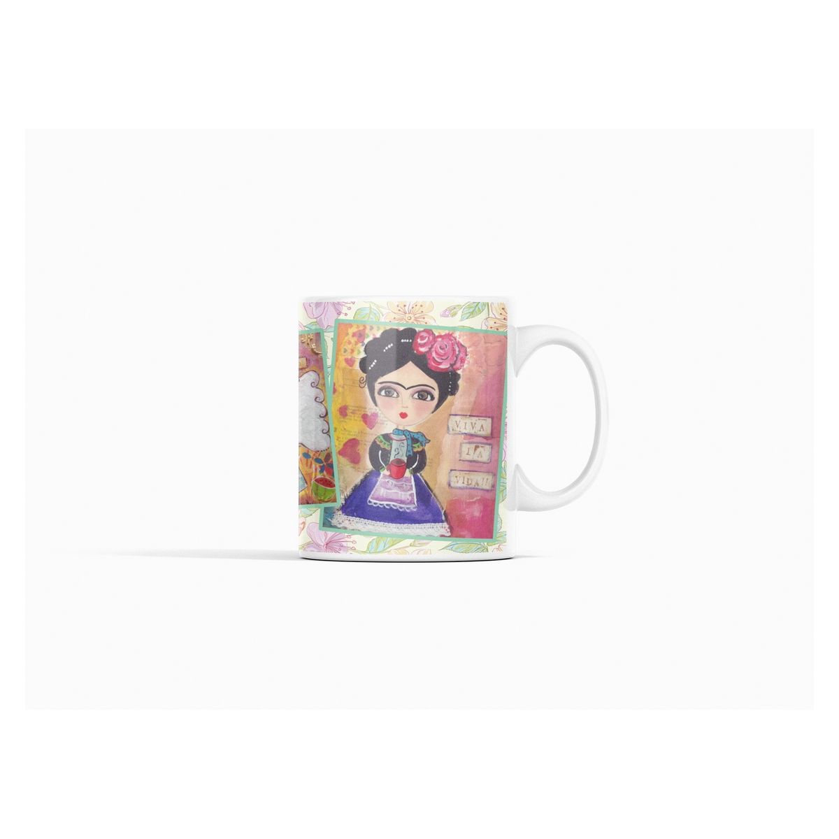 GENERICO - Taza Frida Kahlo Eterna - Arte que No Muere