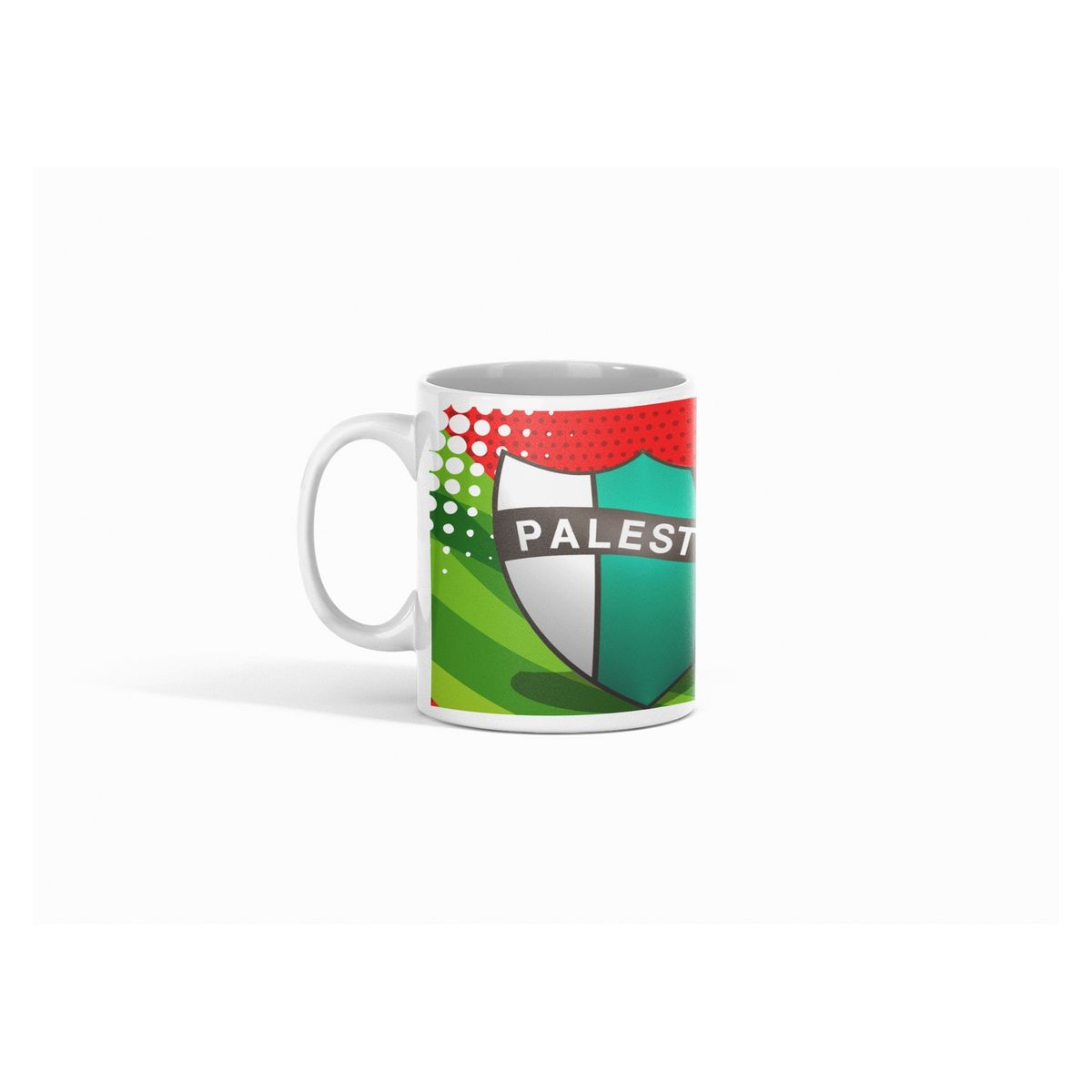 GENERICO - Taza Palestino - Tricolor de Honor