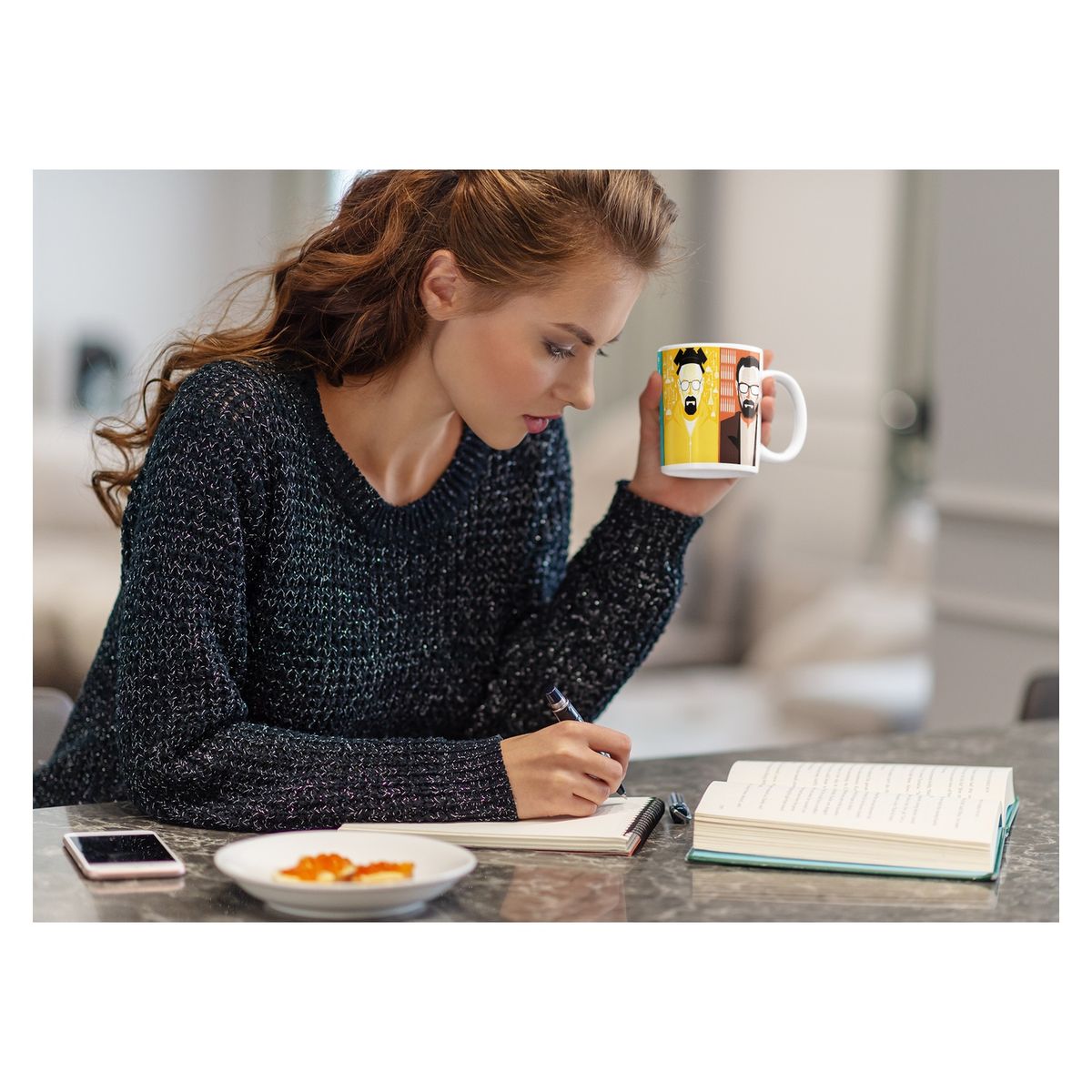 GENERICO - Taza Breaking Bad Fórmulas y Secretos al Calentar