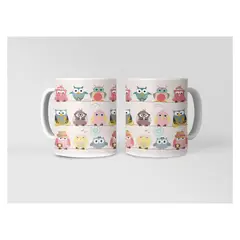 GENERICO - Taza Búhos Mandala - Patrones que Despiertan