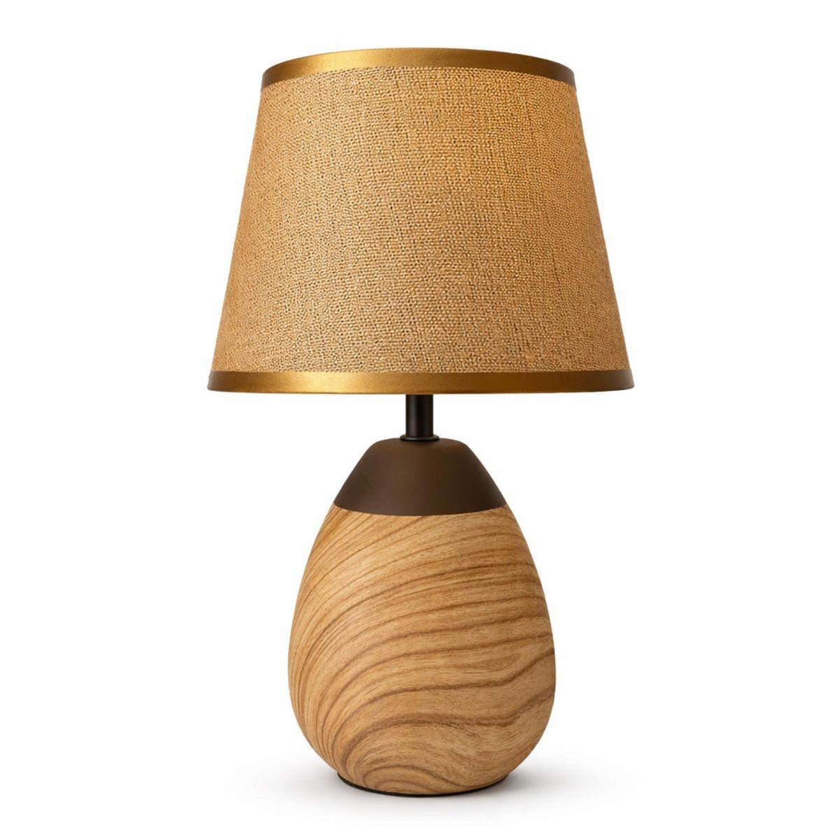 FLIPEREX - Lampara Mesa Velador Dormitorio Caramica Cafe Decorativa