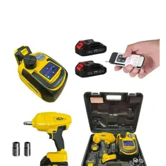 MOVI - KIT GATA 5 TONELADAS, MAS LLAVE IMPACTO CON BATERIA RECARGABLE Y CONTROL REMOTO