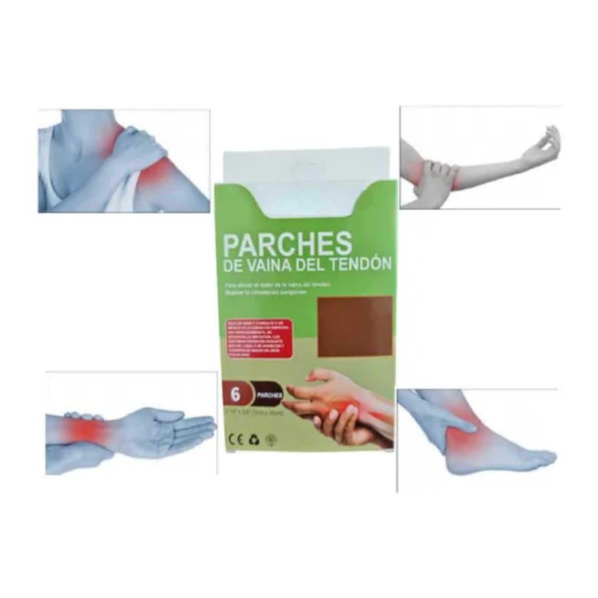 GENERICO - Parches para Alivio del Dolor de Tendón y Articulaciones Pack x12 ​