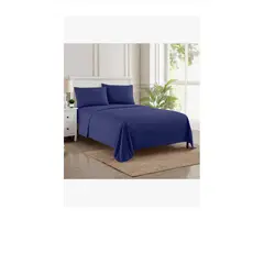 GENERICO - Juego De Sábana 200 Hilos 1.5 Plazas 4 Piezas