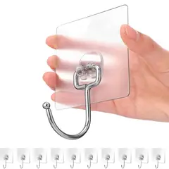 EINICIO - Juego De 10 Ganchos De Pared Para Colgar De 10 Kg Baño Hogar