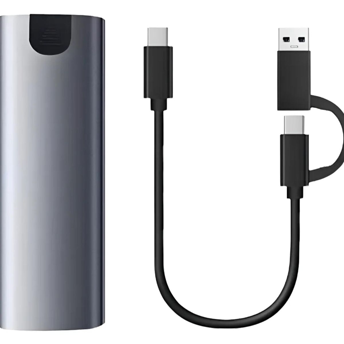 GENERICO - Caja Externa para SSD M.2 - Compatible con NVMe y NGFF, USB-C 3.1 4TB