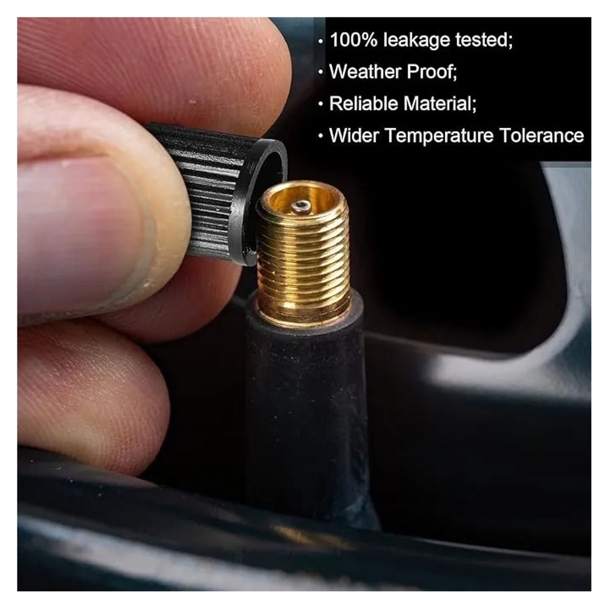 ATURE - Paquete De 100 Valvulas Para Neumaticos Tr413 Tubulares