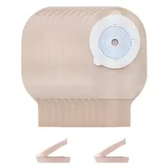 KINDA NICE - Pack 10 De Bolsas Colostomia Drenable Con Filtro Anti-olor Blanco