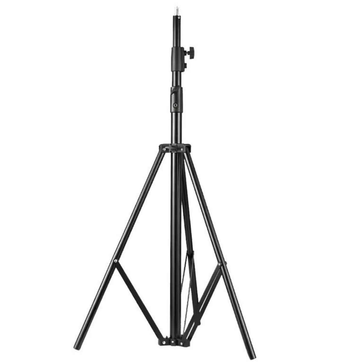 GENERICO - Trípode Metálico para Fotografía de 2.8 Metros Extensible Con Sistema de Resorte