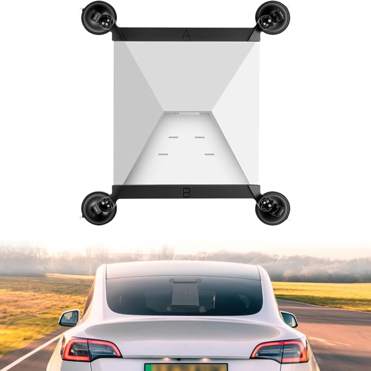 KUANGYE - Compatible Con Starlink Mini Soporte De Ventosa Para Vehículos