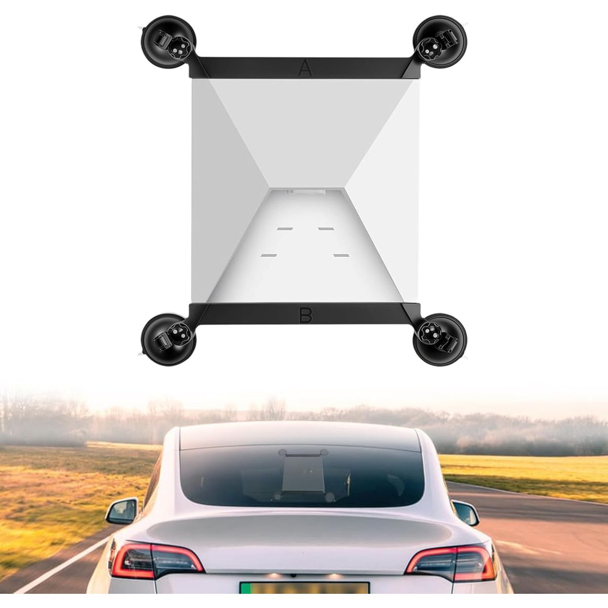 KUANGYE - Compatible Con Starlink Mini Soporte De Ventosa Para Vehículos