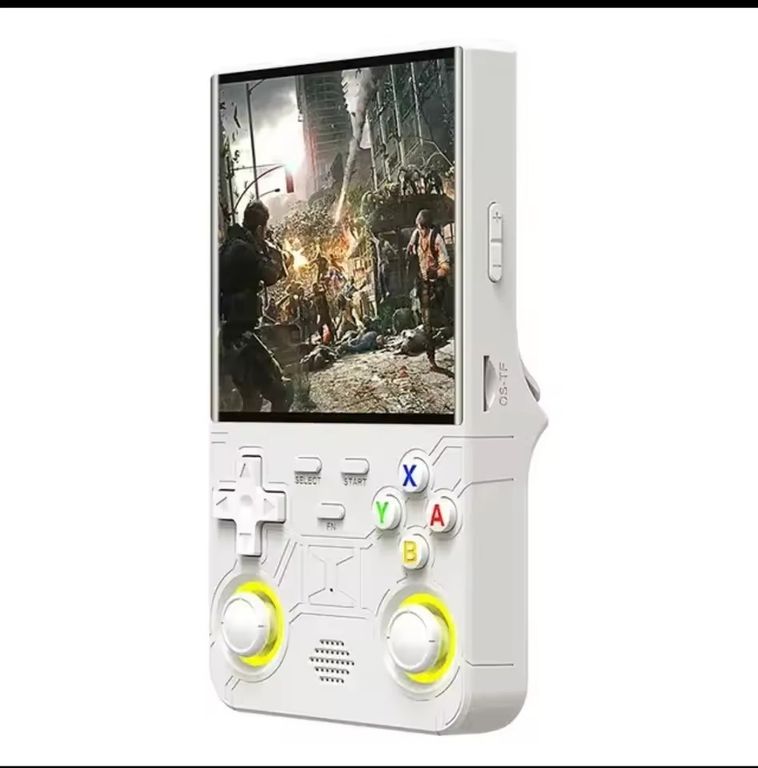 CORRERREY Consola de videojuegos portátil R36Ultra Retro Linux IPS 4,0 pulgadas