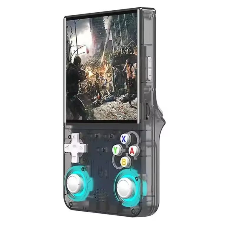 CORRERREY Consola de videojuegos portátil R36Ultra Retro Linux IPS 4,0 pulgadas
