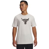 Polera MC UA Project Rock Payoff Blanca Hombre