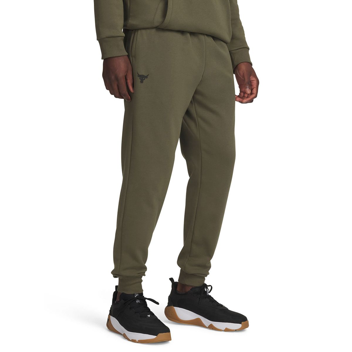 UNDER ARMOUR - Jogger UA Project Rock Rival Fleece Verde Hombre UNDER ARMOUR