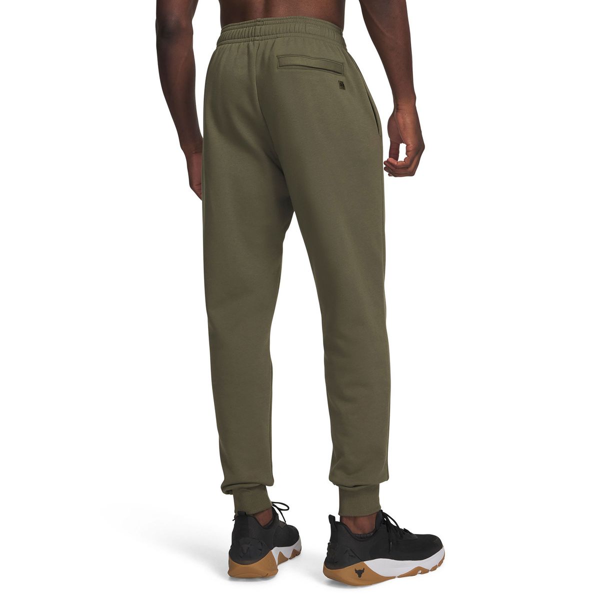 UNDER ARMOUR - Jogger UA Project Rock Rival Fleece Verde Hombre UNDER ARMOUR