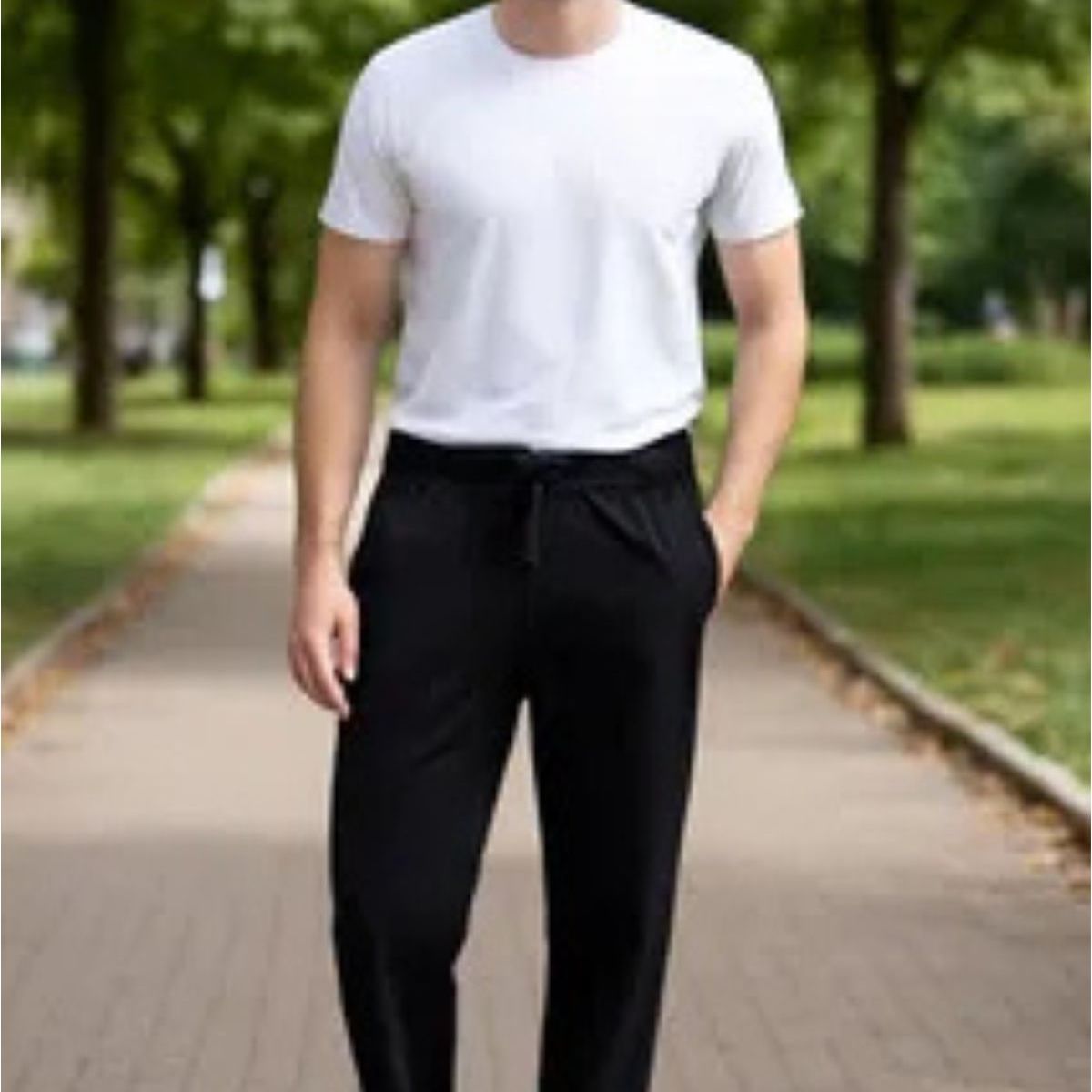 LOOK SHOP - Pantalón Buzo Hombre Recto Liviano. Secado Rápido. Premium 4010