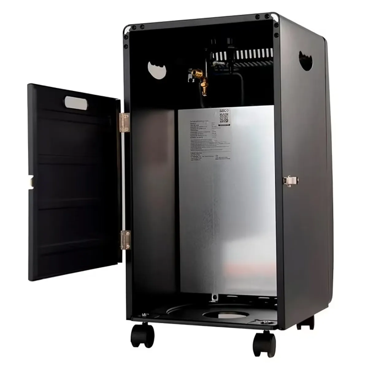 KENDAL - Estufa Infrarroja A Gas Calefaccion 5 Kilos Negro KG-5