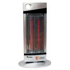 KENDAL - CALEFACTOR CON EFECTO LUMINOSO FIBRA CARBONO NSB120K6