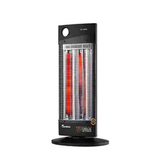 KENDAL - CALEFACTOR CON EFECTO LUMINOSO FIBRA CARBONO NSB120K5 NEGRA